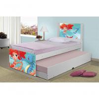 Bicama Sereia Ruiva Com Colchões - 1