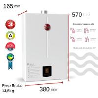 Aquecedor 26 Litros Glp Bivolt + Bomba 350w 220v Rheem - 10