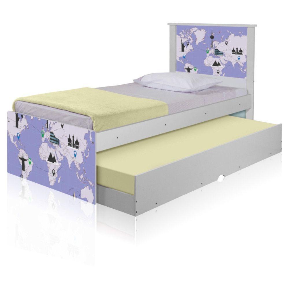 Bicama Mapa Viagens Com Colchões - 5