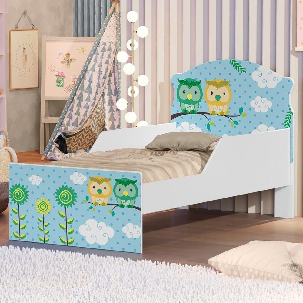 Mini Cama Corujinhas Com Colchão - 1