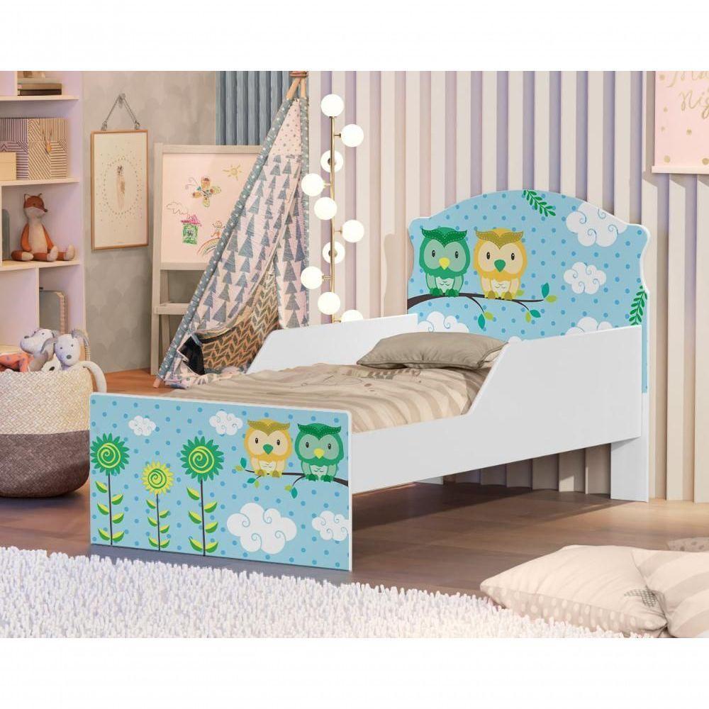 Mini Cama Corujinhas Com Colchão - 2