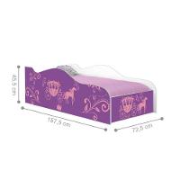 Mini Cama Fun Carruagem De Princesa Infantil Com Colchão - 5