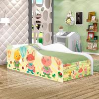 Mini Cama Fun Fazendinha E Balões Infantil Com Colchão - 1