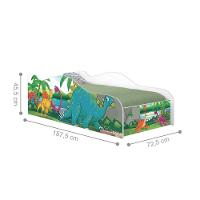 Mini Cama Fun Dinossauro No Lago Infantil Com Colchão - 5