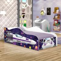 Cama X Space Joy Azul Infantil Com Colchão - 1