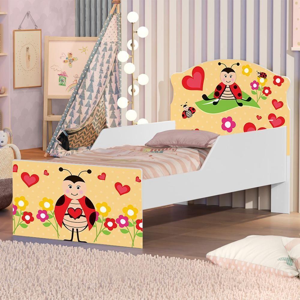 Mini Cama Joaninha Com Colchão - 1