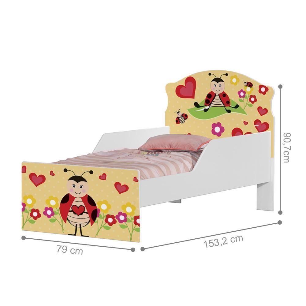 Mini Cama Joaninha Com Colchão - 3