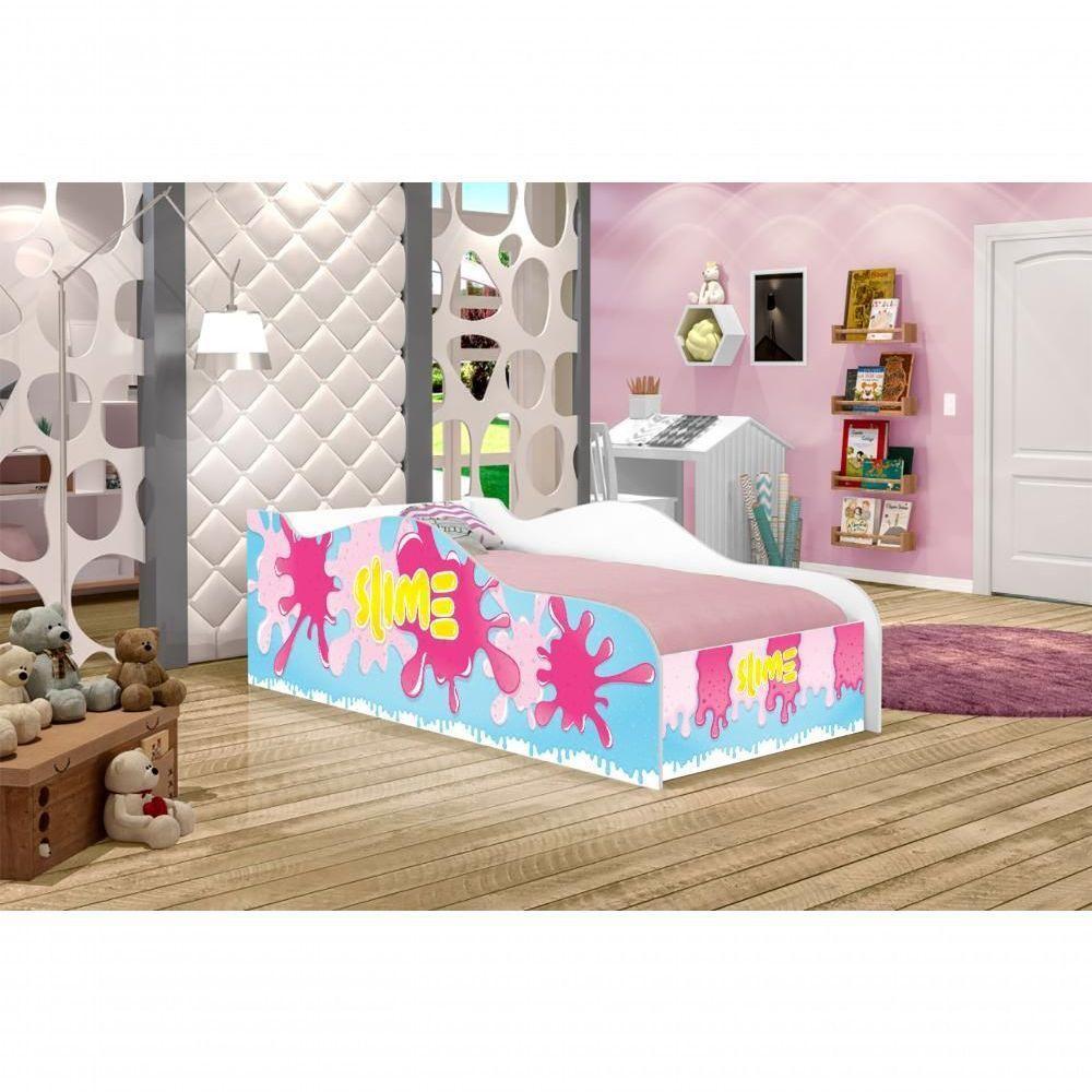 Mini Cama Fun Slime Menina Infantil Com Colchão - 4
