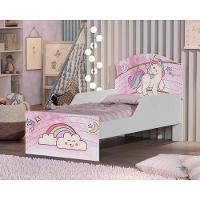 Mini Cama Unicónio Rosa Com Colchão - 4