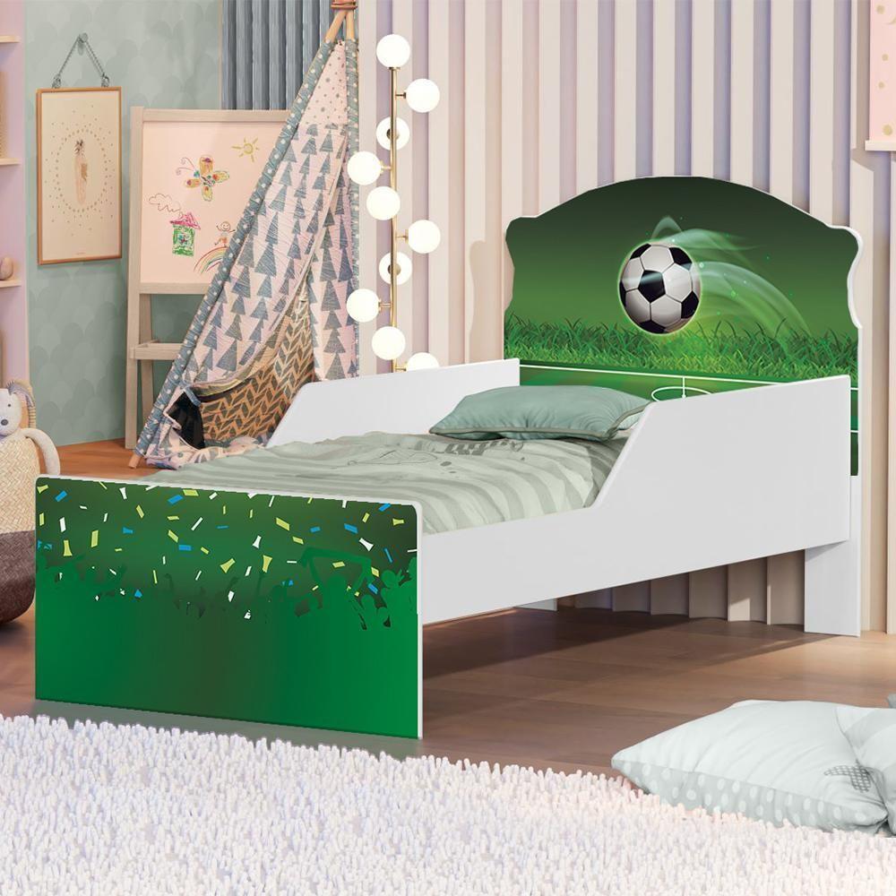 Mini Cama Futebol Com Colchão - 1