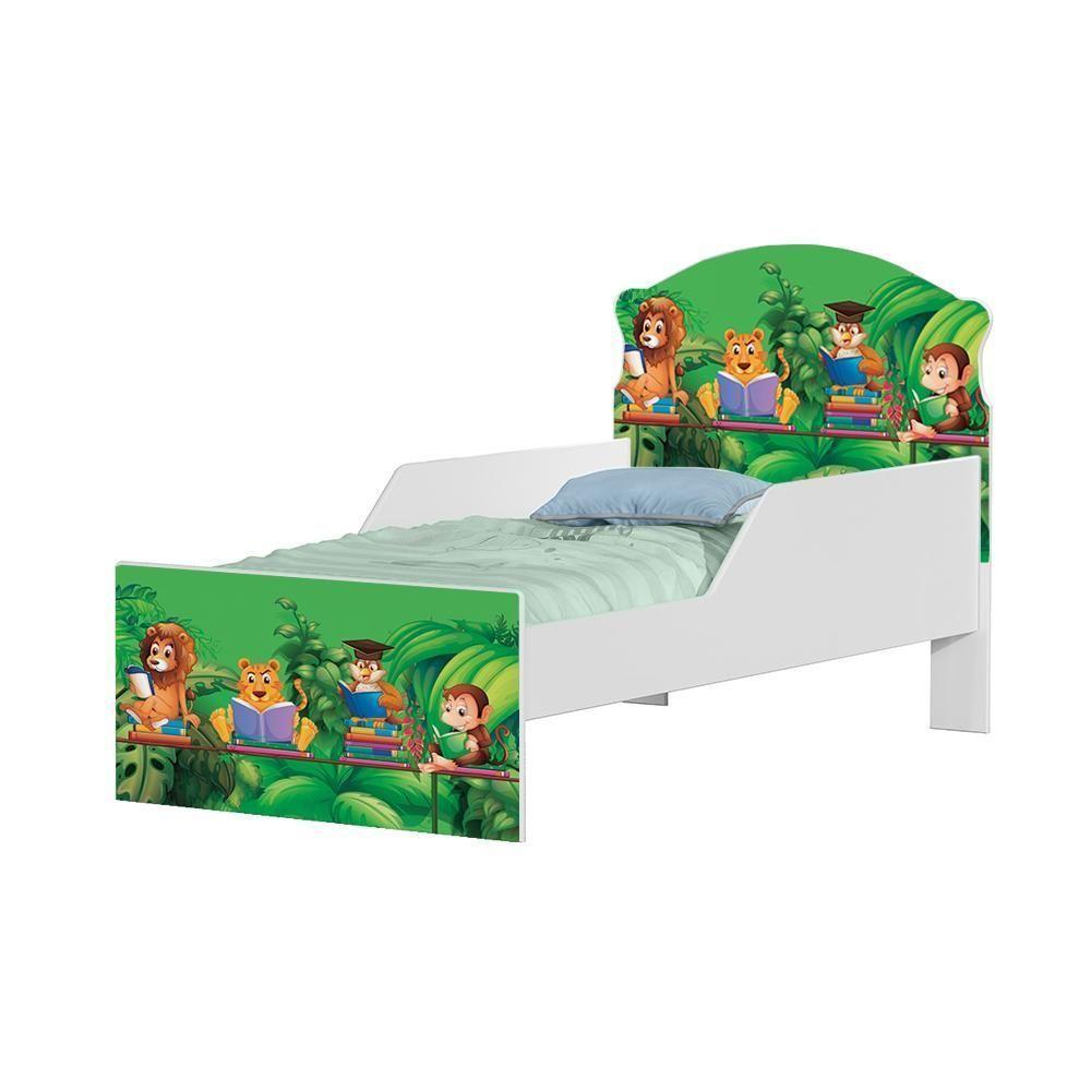 Mini Cama Safari E Zoológico Com Colchão - 1