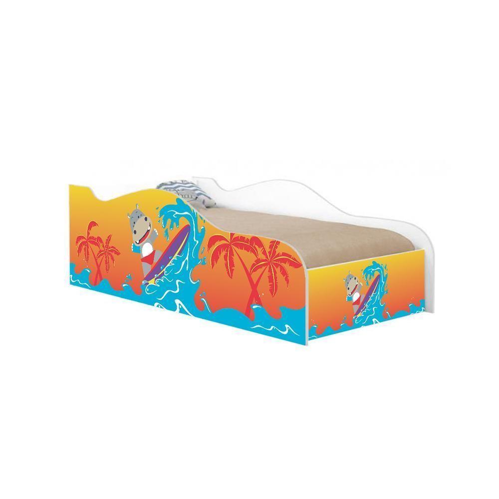 Mini Cama Fun Surfista Infantil Com Colchão - 2