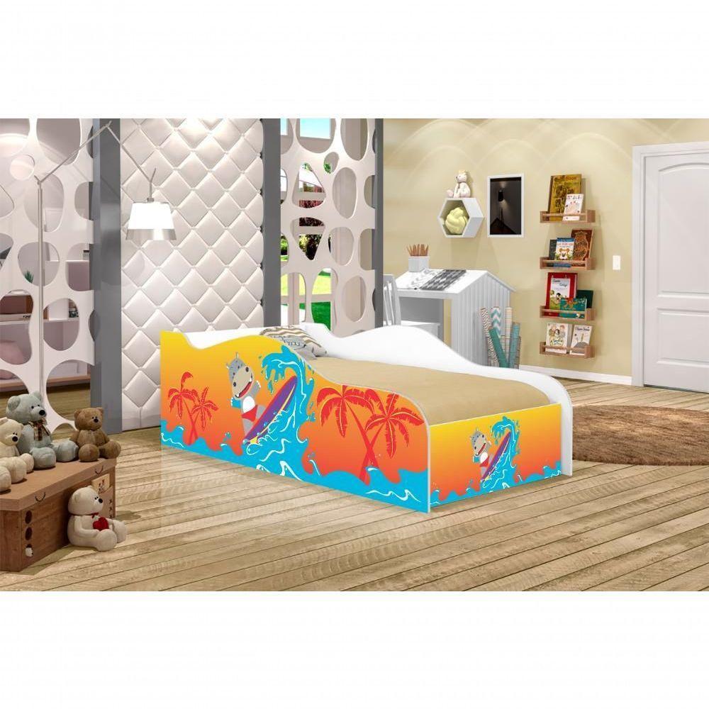Mini Cama Fun Surfista Infantil Com Colchão - 3