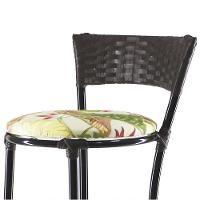 Jogo Com 8 Banquetas Alta Forts Fibra Uv Bancada, área Goumert, Bar, Piscina, Balcão, Verde Floral - 4