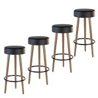 Kit 04 Banquetas Industrial Dani Corano Preto D´rossi - 6