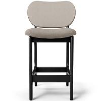 Kit 03 Banquetas Baixa Bar Cozinha E Sala De Jantar Fixa Betta L02 Preto Linho Bege - 3