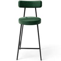 Kit 03 Banquetas Baixa Para Cozinha Sala De Jantar Bancada Milão L02 Facto Verde Musgo - 8