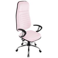 Cadeira Presidente Com Espaldar Alto Linha Blenda Rosa - 1