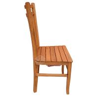 Cadeira Pequim Para Mesa De Jantar Em Madeira De Demolição Sudeste Rústico - 3