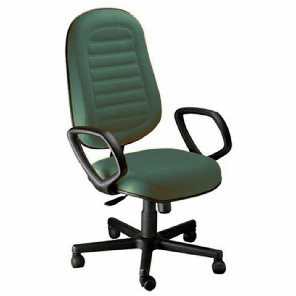 Cadeira Presidente Gomada Com Braços Linha Blenda Verde - 1