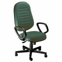 Cadeira Presidente Gomada Com Braços Linha Blenda Verde - 1