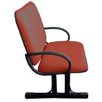 02 Cadeiras Para Escritório Para Obesos Até 250kg Vermelho - 3