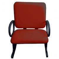 02 Cadeiras Para Escritório Para Obesos Até 250kg Vermelho - 6