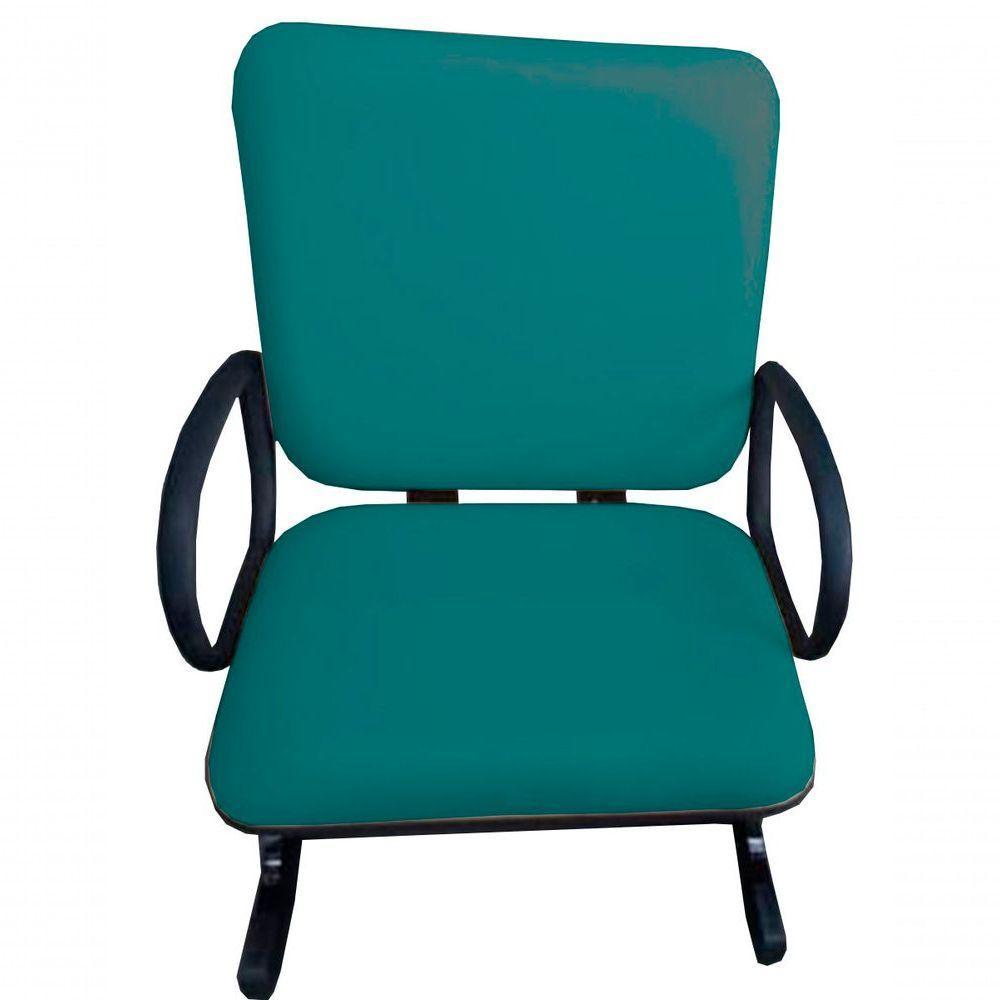 02 Cadeiras Para Escritório Para Obesos Até 250kg Verde - 2