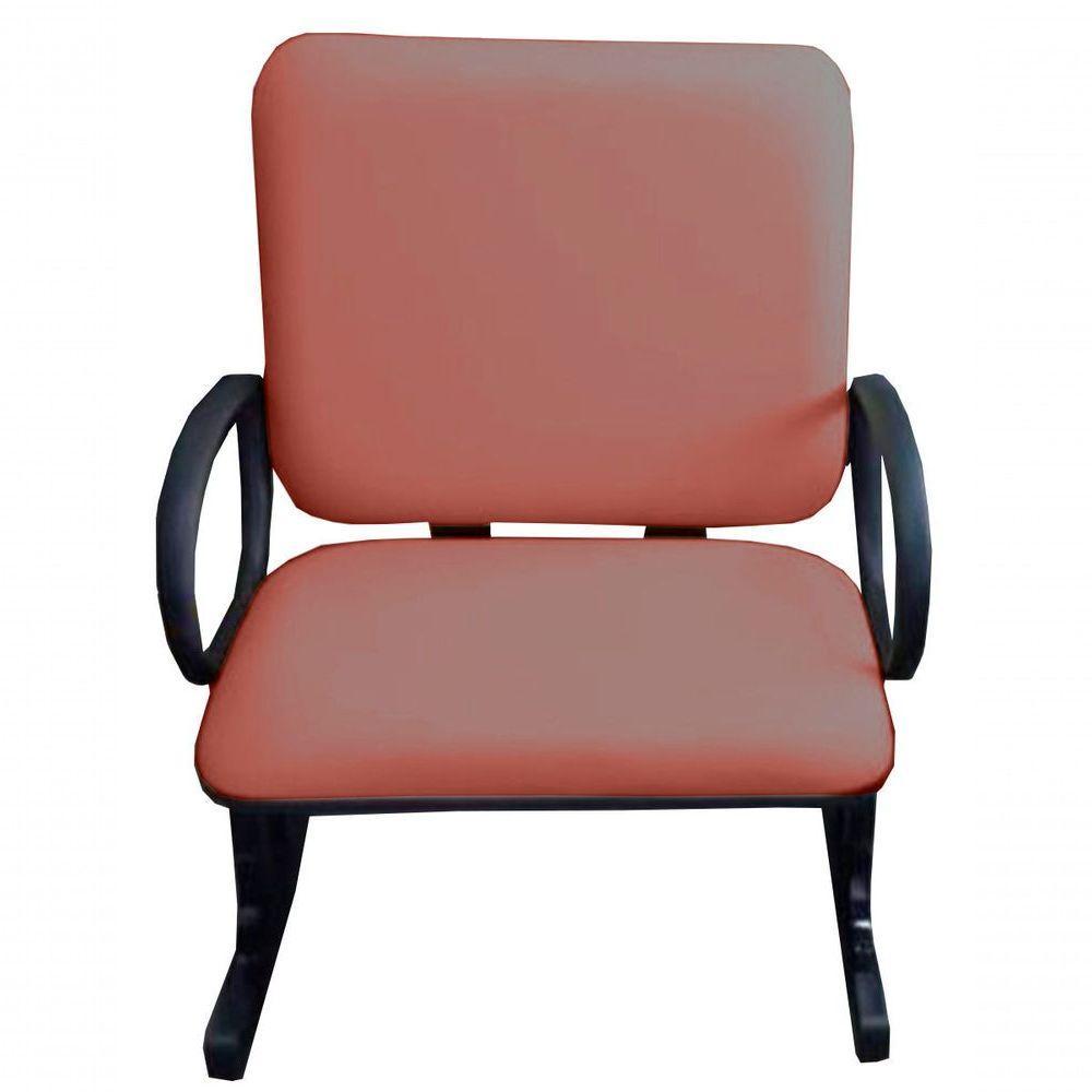 02 Cadeiras Para Escritório Para Obesos Até 250kg Vermelho - 6