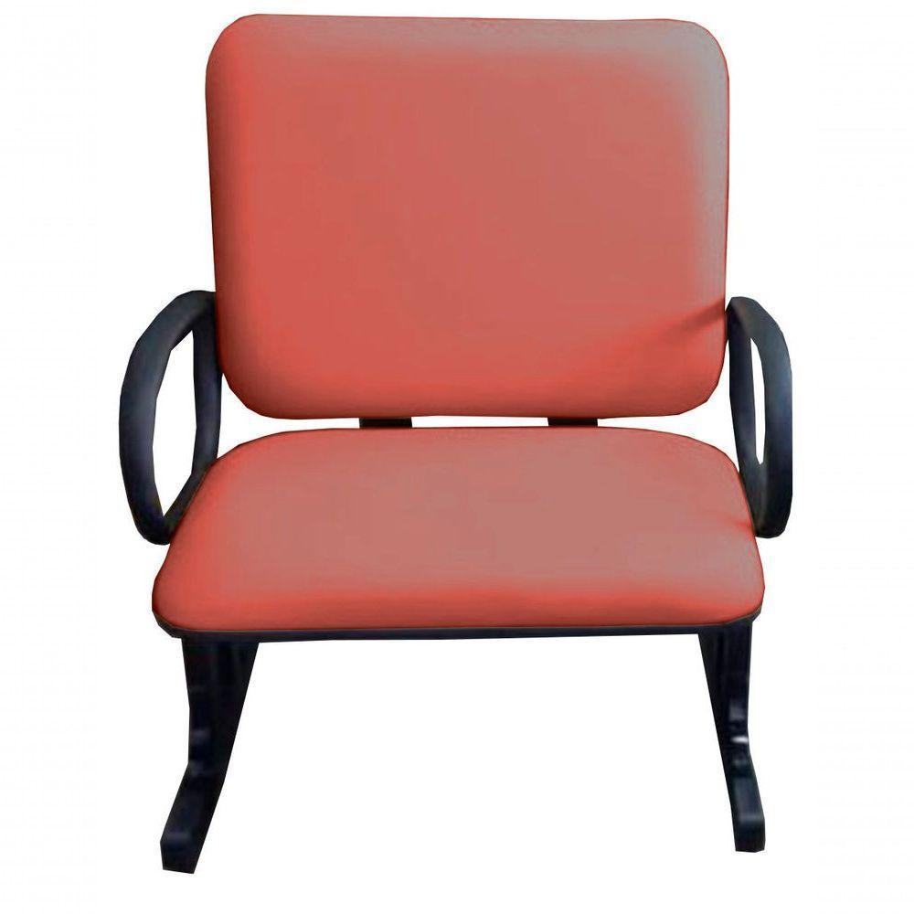 02 Cadeiras Para Escritório Para Obesos Até 250kg Vermelho - 8