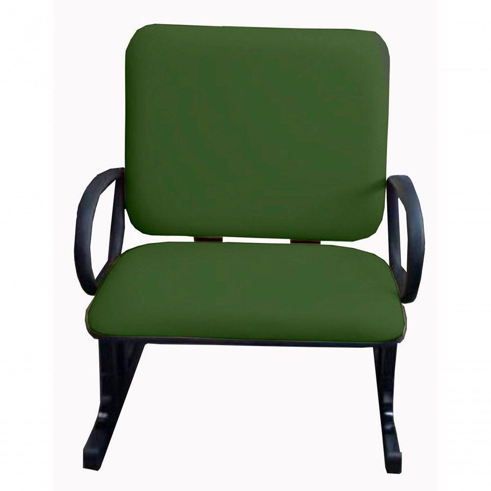 02 Cadeiras Para Escritório Para Obesos Até 250kg Verde - 6