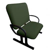 02 Cadeiras Para Escritório Para Obesos Até 250kg Verde - 15