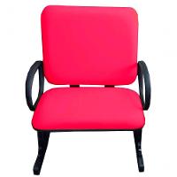 02 Cadeiras Para Escritório Para Obesos Até 250kg Rosa - 6