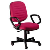 Cadeira Diretor Gomada Com Braços Linha Blenda Rosa - 1