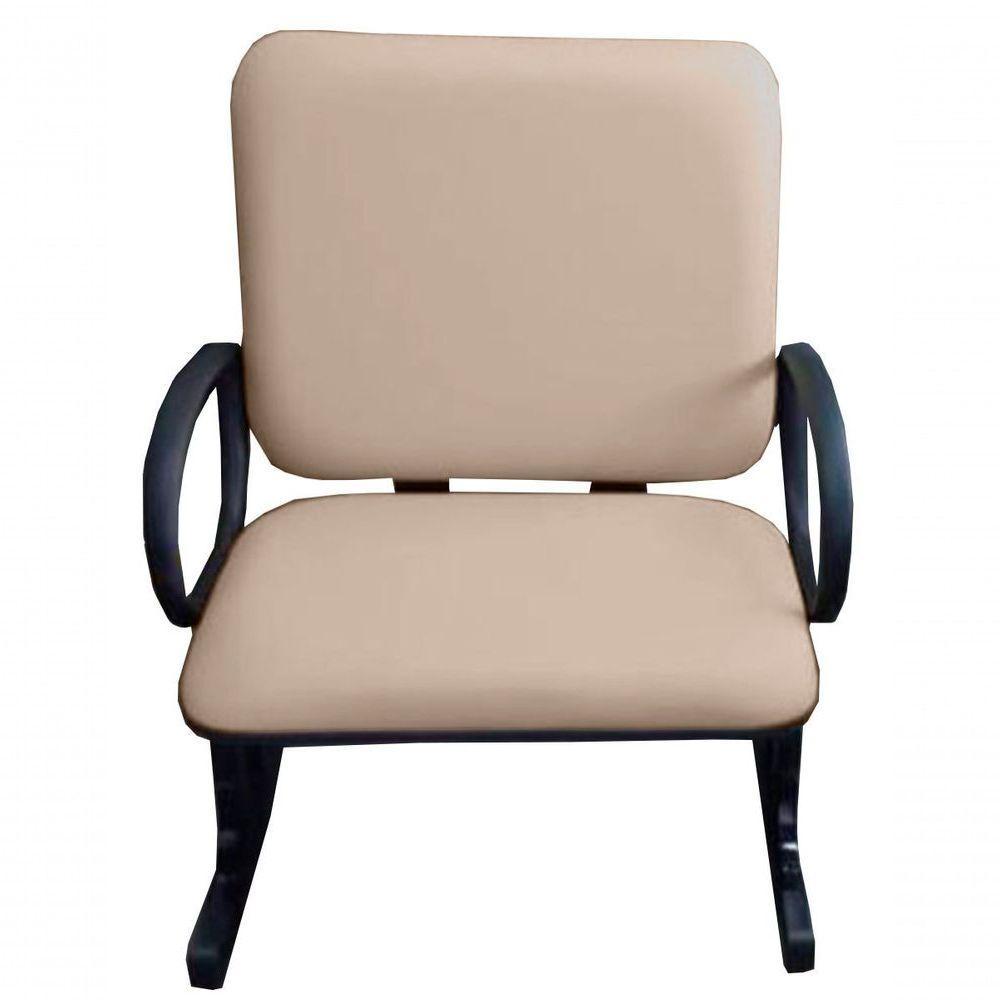 02 Cadeiras Para Escritório Para Obesos Até 250kg Bege - 6