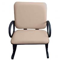 02 Cadeiras Para Escritório Para Obesos Até 250kg Bege - 6