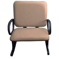 02 Cadeiras Para Escritório Para Obesos Até 250kg Bege - 8