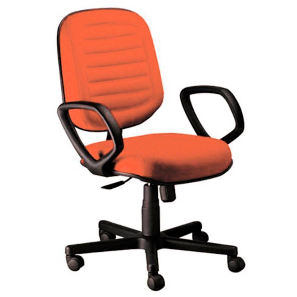 Cadeira Diretor Gomada Com Braços Linha Blenda Laranja - 1
