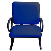 02 Cadeiras Para Escritório Para Obesos Até 250kg Azul - 6