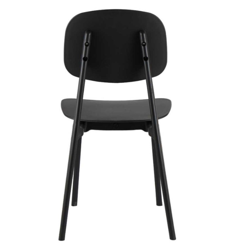 Kit 4 Cadeiras Cátia Rivatti Em Polipropileno Preta - 2