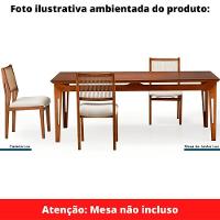 Cadeira Los Ozki Madeira Eucalipto Cedro Tecido 428C Corda Redonda Rami - 8