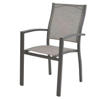 Kit 4 Cadeiras Angra Rivatti Em Aluminio Amêndoa Com Tela Mesh Bege - 3