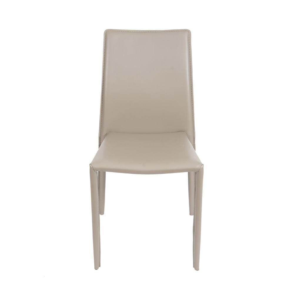 Cadeira Glam Aço Tecido Sintetico Pu Fendi Base Metal - 2