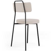 Kit 06 Cadeiras Decorativas Estofada Para Sala De Jantar Barcelona L02 Linho Bege - Lyam Decor - 8