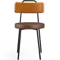 Kit 06 Cadeiras Decorativas Estofada Para Sala Jantar Barcelona L02 Couríssimo Whisky Marrom - Lyam - 7