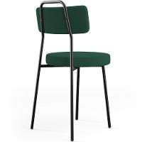 Kit 06 Cadeiras Decorativas Estofada Para Sala De Jantar Barcelona L02 Bouclê Verde - Lyam Decor - 8