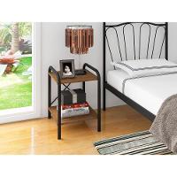 Mesa De Cabeceira Madri Com Prateleiras Para Quarto - 2
