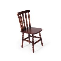 Cadeira De Jantar Em Madeira Maciça Assento Reto Mônaco - 1