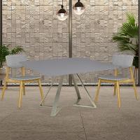 Kit 2 Cadeiras Madeira Maciça Lang Linho Cinza/freijó - 15