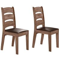 Conjunto Com 02 Cadeiras De Jantar Mali Amêndoa 61C - 1